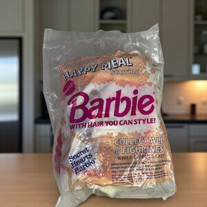 Vintage 1992 McDonalds Happy Meal Secret Hearts Barbie Toy